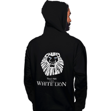 Load image into Gallery viewer, Shirts Pullover Hoodies, Unisex / Small / Black White Lion
