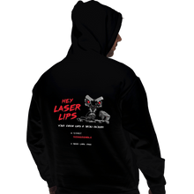 Load image into Gallery viewer, Shirts Pullover Hoodies, Unisex / Small / Black Laser Lips
