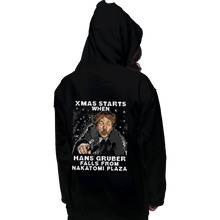 Load image into Gallery viewer, Shirts Pullover Hoodies, Unisex / Small / Black Hans Gruber Ugly Sweater
