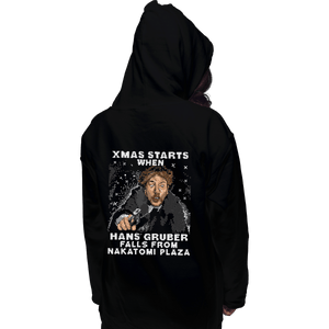 Shirts Pullover Hoodies, Unisex / Small / Black Hans Gruber Ugly Sweater