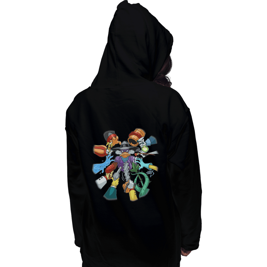 Shirts Zippered Hoodies, Unisex / Small / Black Darkwick Duck