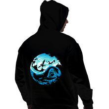 Load image into Gallery viewer, Daily_Deal_Shirts Pullover Hoodies, Unisex / Small / Black Yin Yang Of Water
