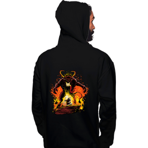 Daily_Deal_Shirts Pullover Hoodies, Unisex / Small / Black You Shall Not Pass, Krampus!