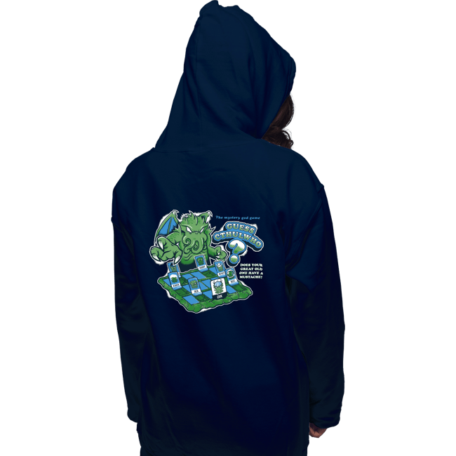 Secret_Shirts Pullover Hoodies, Unisex / Small / Navy Guess Cthulwho