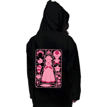 Load image into Gallery viewer, Daily_Deal_Shirts Pullover Hoodies, Unisex / Small / Black Princess Peach Model Sprue
