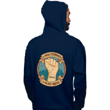 Load image into Gallery viewer, Shirts Pullover Hoodies, Unisex / Small / Navy A Man Chooses A Slave Obeys
