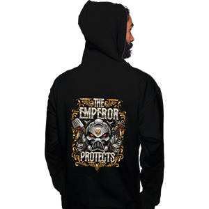 Shirts Pullover Hoodies, Unisex / Small / Black The Emperor Protects