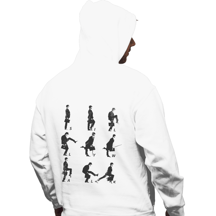 Shirts Pullover Hoodies, Unisex / Small / White Silly Walk