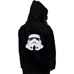 Shirts Zippered Hoodies, Unisex / Small / Black Ddjvigo's Glitch Trooper