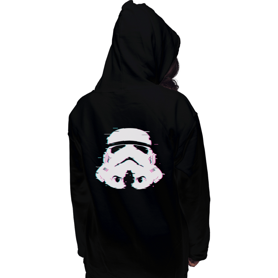 Shirts Zippered Hoodies, Unisex / Small / Black Ddjvigo's Glitch Trooper