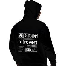 Load image into Gallery viewer, Daily_Deal_Shirts Pullover Hoodies, Unisex / Small / Black Introvert Label
