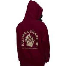 Load image into Gallery viewer, Shirts Pullover Hoodies, Unisex / Small / Maroon Kali Maa
