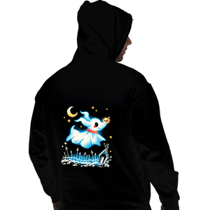 Daily_Deal_Shirts Pullover Hoodies, Unisex / Small / Black Ghost Dog