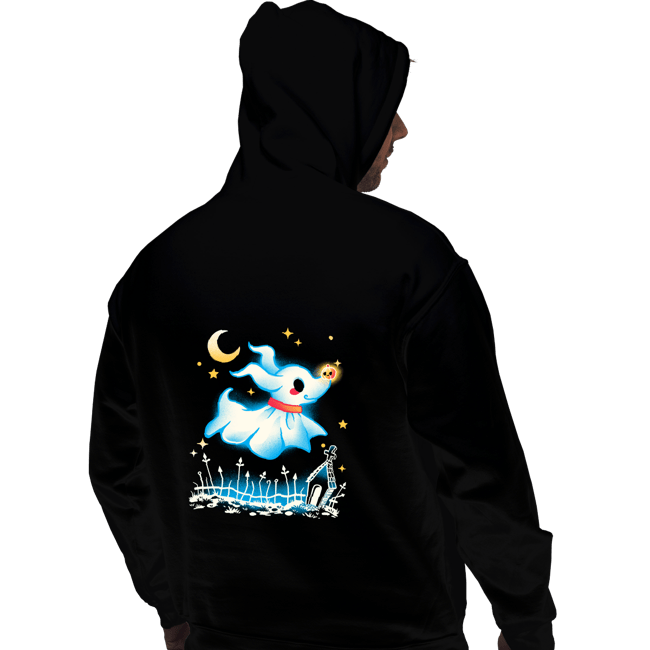 Daily_Deal_Shirts Pullover Hoodies, Unisex / Small / Black Ghost Dog