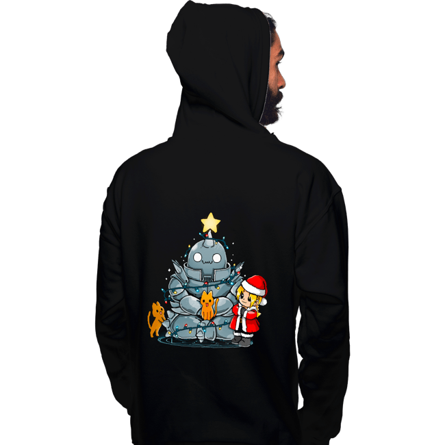 Daily_Deal_Shirts Pullover Hoodies, Unisex / Small / Black Fullmetal Christmas