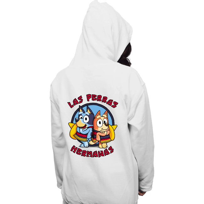 Secret_Shirts Pullover Hoodies, Unisex / Small / White Las Perras Hermanas