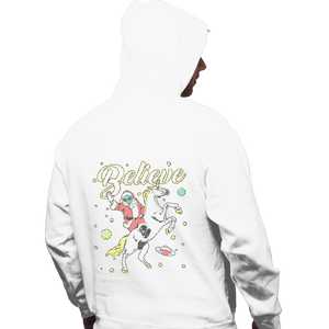 Shirts Pullover Hoodies, Unisex / Small / White Believe