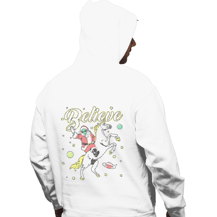 Shirts Pullover Hoodies, Unisex / Small / White Believe