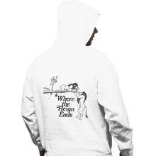 Load image into Gallery viewer, Shirts Pullover Hoodies, Unisex / Small / White Where The Reign Ends
