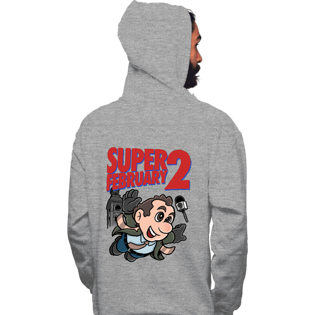 Daily_Deal_Shirts Pullover Hoodies, Unisex / Small / Sports Grey Super Ground Hog Day