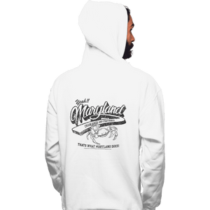 Shirts Pullover Hoodies, Unisex / Small / White Maryland