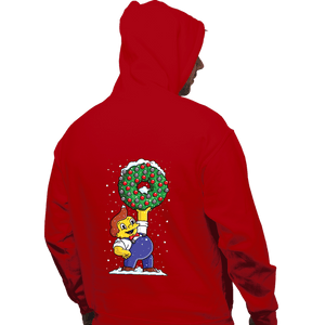 Daily_Deal_Shirts Pullover Hoodies, Unisex / Small / Red Festive Feast