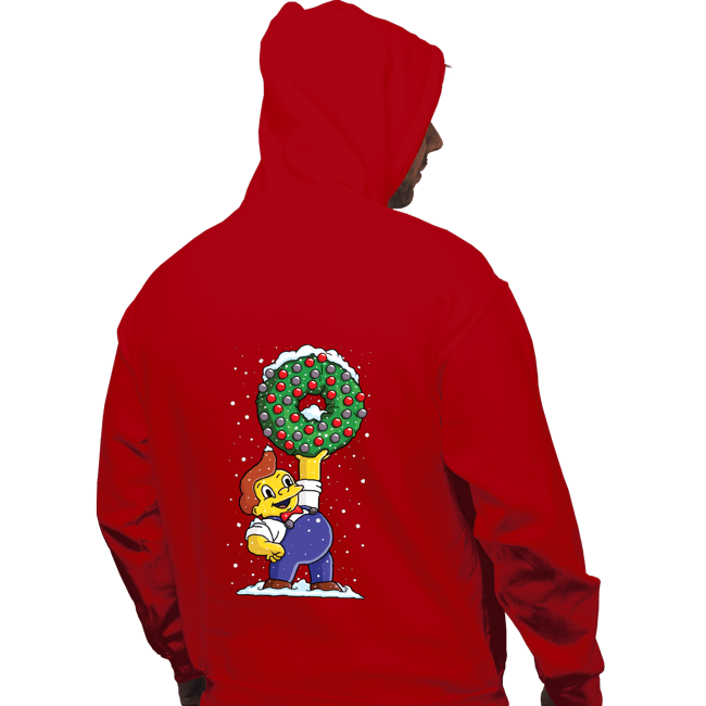 Daily_Deal_Shirts Pullover Hoodies, Unisex / Small / Red Festive Feast