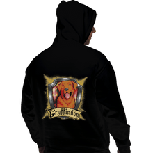 Load image into Gallery viewer, Shirts Pullover Hoodies, Unisex / Small / Black Hairy Pupper House Gryffindog
