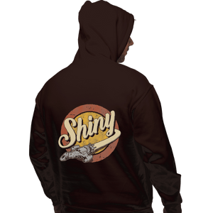 Shirts Pullover Hoodies, Unisex / Small / Dark Chocolate Shiny