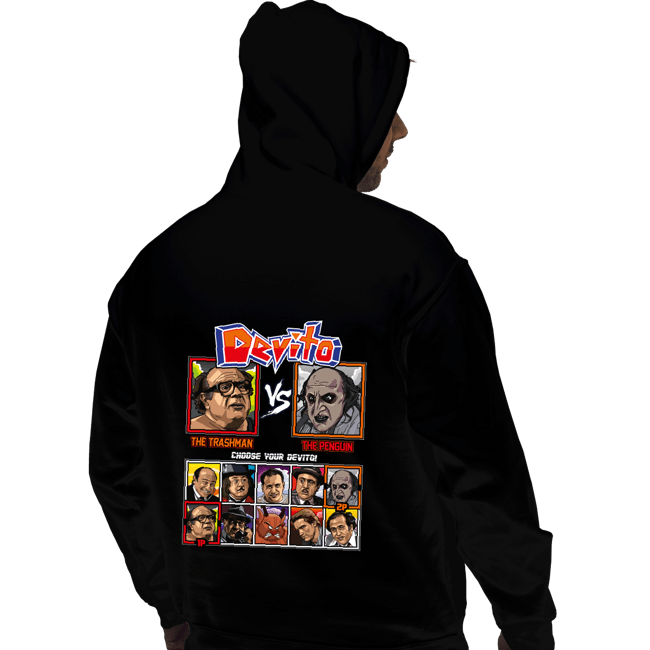 Daily_Deal_Shirts Pullover Hoodies, Unisex / Small / Black Devito Fighter