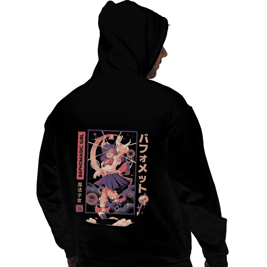 Shirts Zippered Hoodies, Unisex / Small / Black Baphomagical Girl