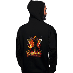Shirts Pullover Hoodies, Unisex / Small / Black Retro Firebender