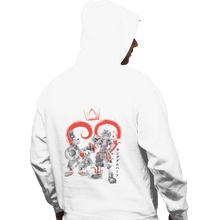 Load image into Gallery viewer, Shirts Pullover Hoodies, Unisex / Small / White Kingdom Sumi-e
