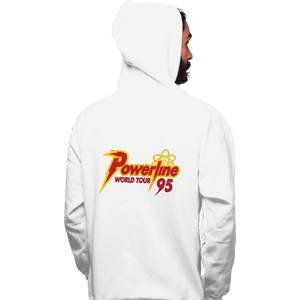 Daily_Deal_Shirts Pullover Hoodies, Unisex / Small / White Powerline Tour 95