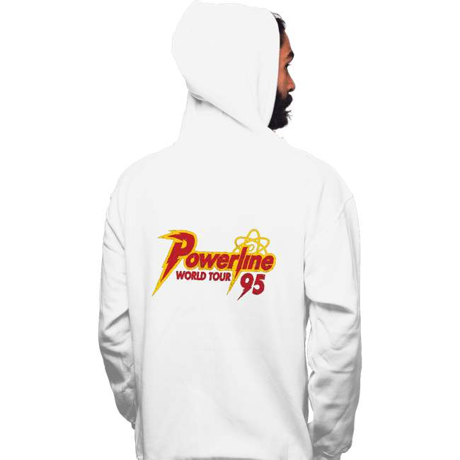 Daily_Deal_Shirts Pullover Hoodies, Unisex / Small / White Powerline Tour 95