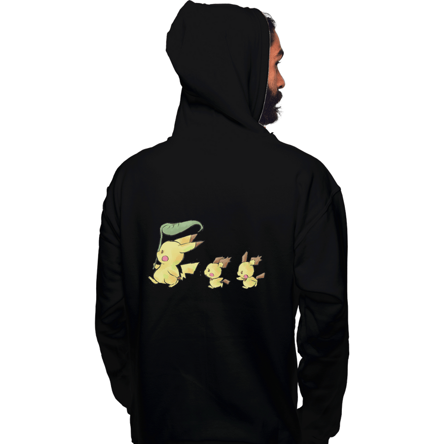 Shirts Pullover Hoodies, Unisex / Small / Black Pika Pika