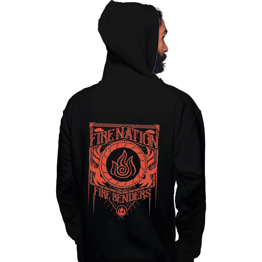 Shirts Pullover Hoodies, Unisex / Small / Black Fire Nation