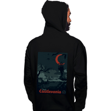 Load image into Gallery viewer, Secret_Shirts Pullover Hoodies, Unisex / Small / Black Visit Castlevania
