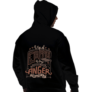 Shirts Zippered Hoodies, Unisex / Small / Black A Cup Of Coffee A Day