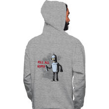 Load image into Gallery viewer, Shirts Pullover Hoodies, Unisex / Small / Sports Grey Kill All Humans
