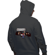 Load image into Gallery viewer, Shirts Pullover Hoodies, Unisex / Small / Charcoal Intervention
