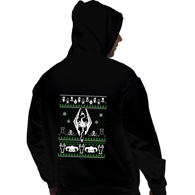 Shirts Pullover Hoodies, Unisex / Small / Black Skyrim Sweater