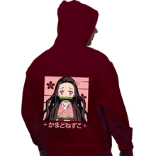 Load image into Gallery viewer, Shirts Pullover Hoodies, Unisex / Small / Maroon Nezuko
