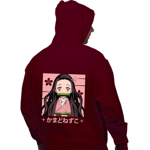 Shirts Pullover Hoodies, Unisex / Small / Maroon Nezuko