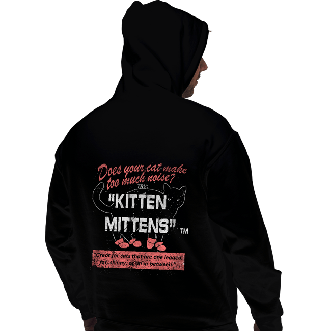 Secret_Shirts Pullover Hoodies, Unisex / Small / Black Kitten Mittens