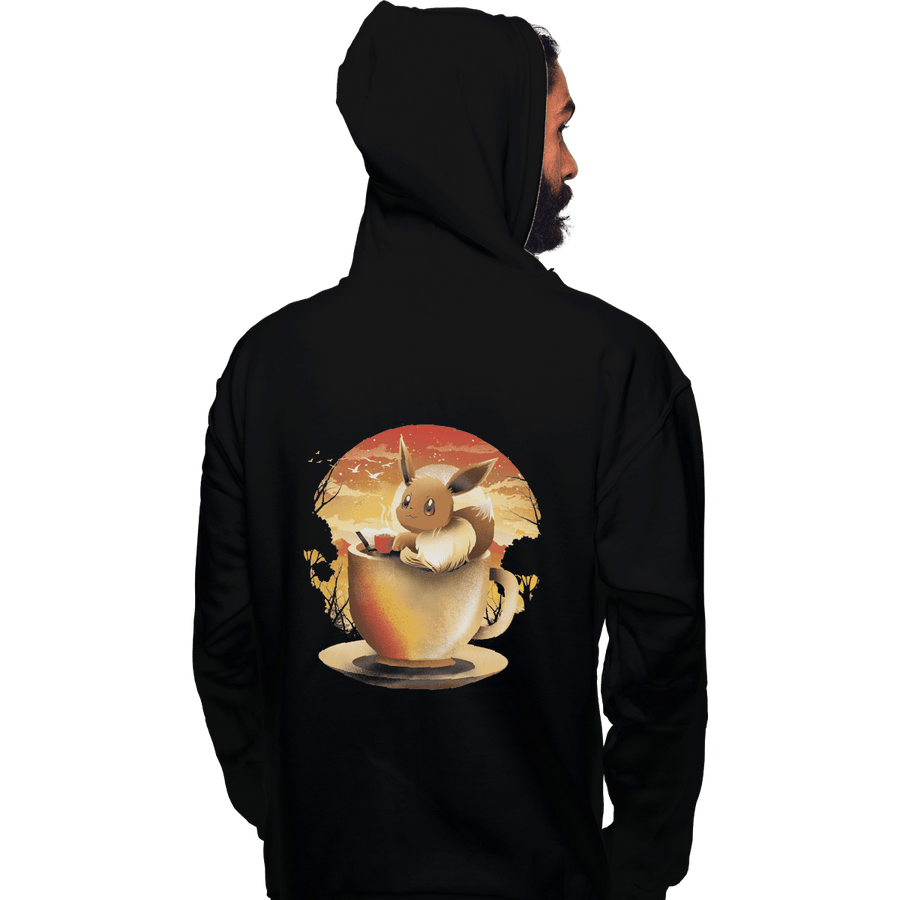 Shirts Pullover Hoodies, Unisex / Small / Black Eevee Tea