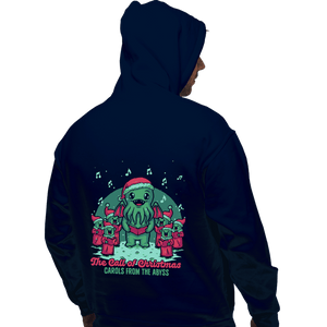 Secret_Shirts Pullover Hoodies, Unisex / Small / Navy Cthulhu Christmas Carol