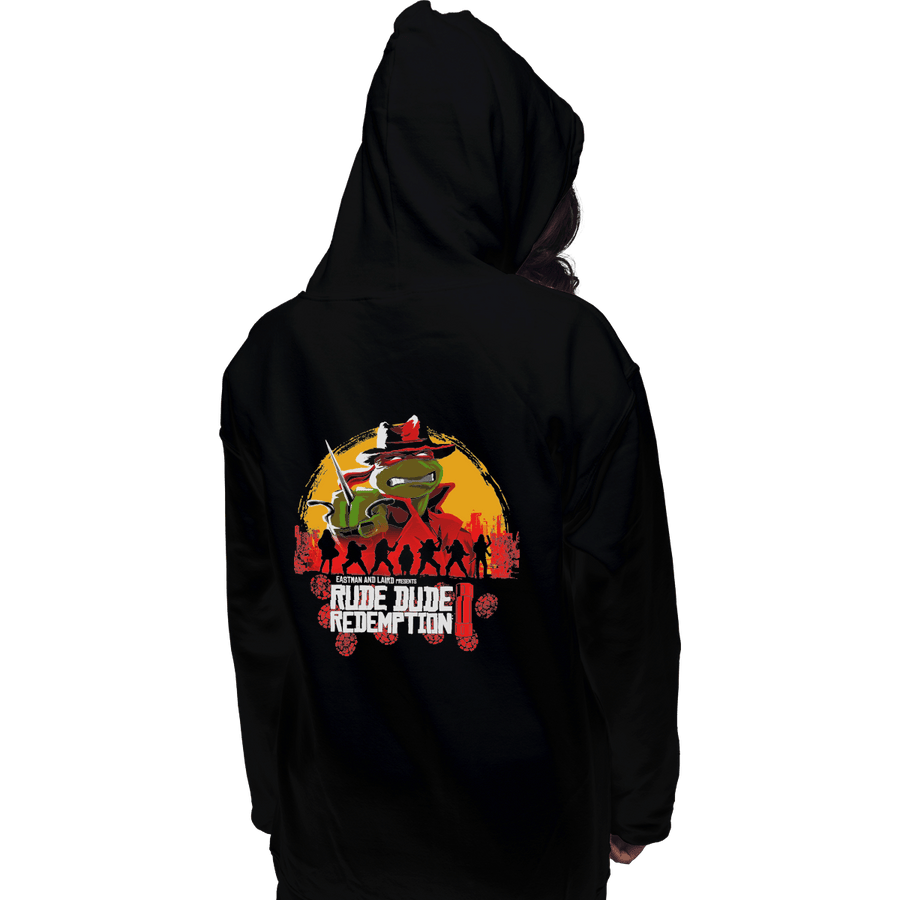 Shirts Pullover Hoodies, Unisex / Small / Black Rude Dude