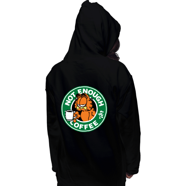 Daily_Deal_Shirts Pullover Hoodies, Unisex / Small / Black Not Enough Coffee