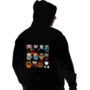 Daily_Deal_Shirts Pullover Hoodies, Unisex / Small / Black Horror Puppies